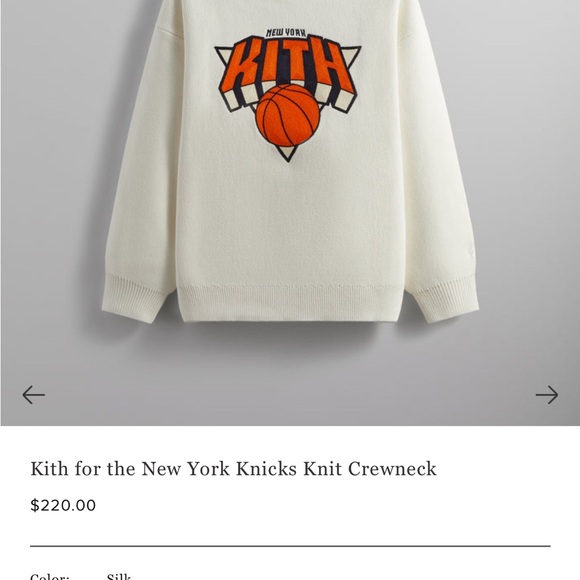 KITH for New York Knicks Knit Crewneck - Picture 2 of 2